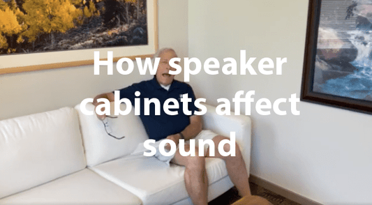 How speaker cabinets affect sound