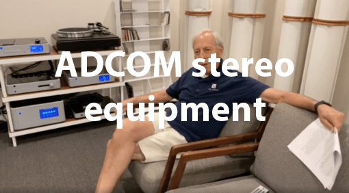 ADCOM stereo equipment