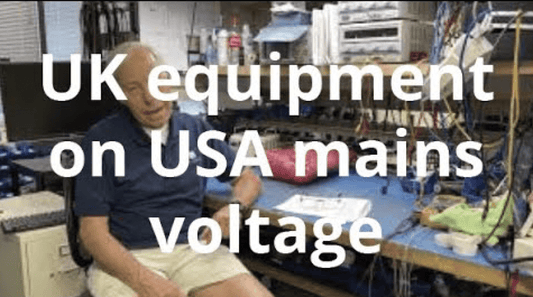 UK equipment on USA mains voltage