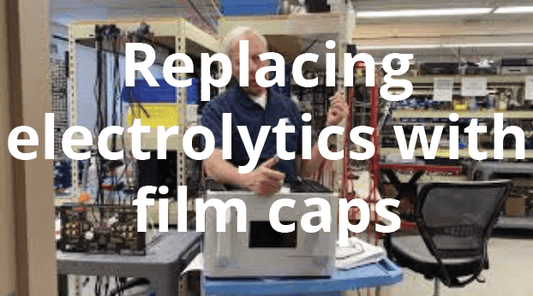 Replacing electrolytics with film caps