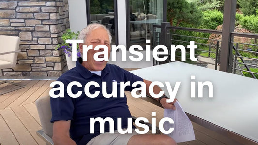 Transient accuracy in recorded music