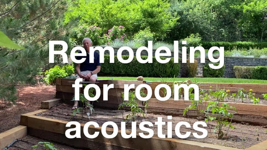 Remodeling for room acoustics