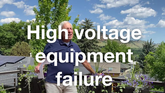 High voltage equipment failure