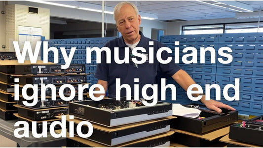 Why musicians ignore high end audio