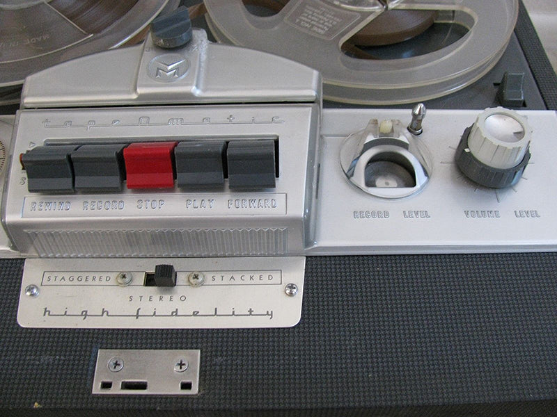 Vintage Tape-O-Matic Model 700 Voice of Music Reel-to-Reel Tape Recorder