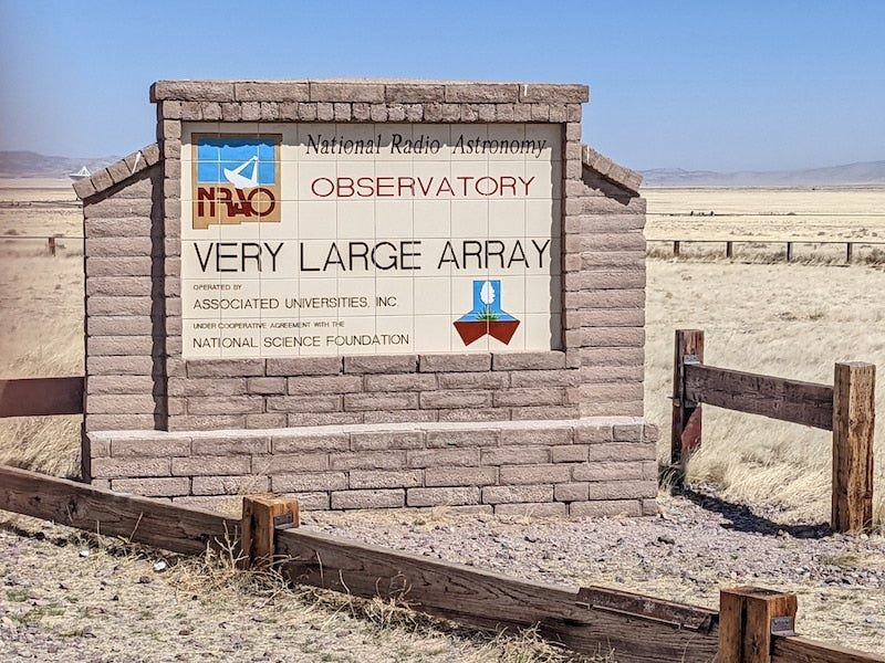Site of the Very Large Array radio telescopes in Socorro, New Mexico.