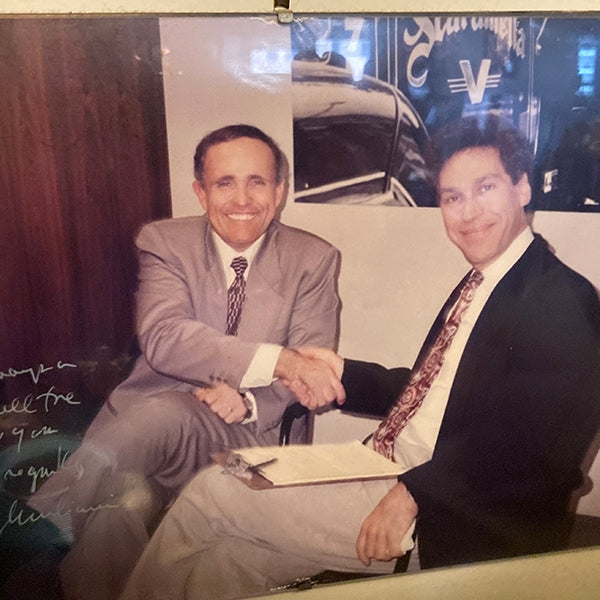 Rudy Giuliani and Ken Sander, 1990s.