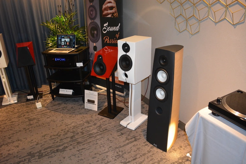 A selection of Acoustique Quality loudspeakers.