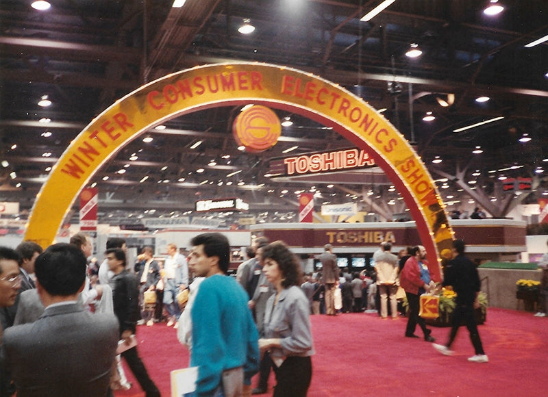 Winter CES, 1988. Courtesy of Frank Doris; this was his first CES.